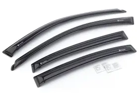 12496144 Gm New Front And Rear Side Window Air Deflectors 4pc Set Grand Am 99-05