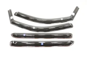 19328980 Gm New Oem In-channel Side Window Deflectors Smoke Silverado 14-18