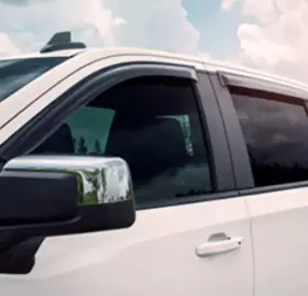 19417475 Gm Genuine Tape-on Door Window Weather Deflectors