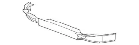 05491291 Gm 5491291 Genuine 2005-2006 Chevrolet Equinox Ls Lt Front End Fascia Deflector