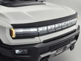 19432814 Gmc Oem 2022-2026 Hummer Ev Hood Protector/deflector Smoke Black Gm
