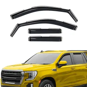 Ag0892 Gmc Sun Rain Visors Wind Guards For 2021-2025 Yukon