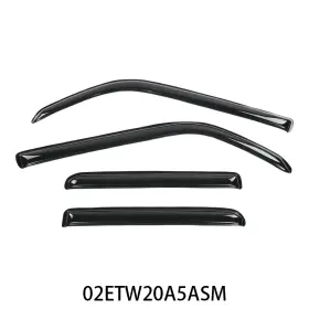 Go2601041332 Goneparts Outside Mount Ventvisor Window Deflectors Fit For 2010-2024 Toyota 4runner