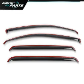 Go2601201534 Goneparts In-channel Ventvisor Window Rain Guards Fit For 2005-15 Toyota Tacoma Double Cab Go2601201534 Goneparts In-channel Ventvisor Window Rain Guards Fit For 2005-15 Toyota Tacoma Double Cab
