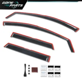 Gps260512-05 Goneparts Window Vent Visor Rain Guard Deflectors Fit For Hyundai Santa Cruz 2022-2026 Gps260512-05 Goneparts Window Vent Visor Rain Guard Deflectors Fit For Hyundai Santa Cruz 2022-2026