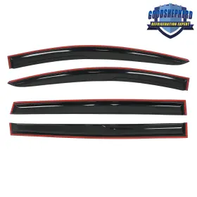 Goodshepherd18 Gp1168948dh Rain Deflector Vent Shade Window Guard Fit For Toyota Sienna 2021-2024 Black 4pc