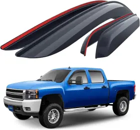 8.10012e Goodyear 11 Shatterproof Window Deflectors For Trucks Chevy Silverado/gmc Sierra