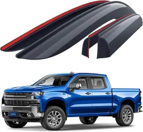 Goodyear 810012115391 Shatterproof Window Deflectors For Trucks Chevrolet Chevy Silverado/g
