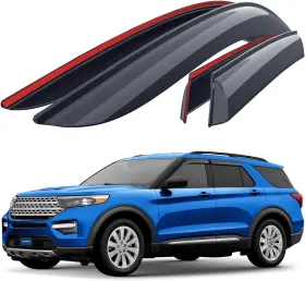Gy003263 Goodyear Shatterproof Window Deflectors For Ford Explorer 20-26 Tape-on