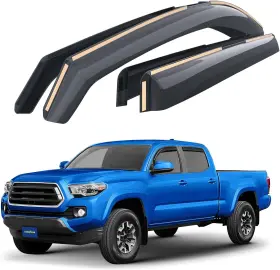 Gy003409 Goodyear Shatterproof Window Deflectors For 16-23 Toyota Tacoma