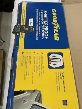Gy007843 Goodyear In-channel Window Deflectors For 2021-2024 Nissan Rogue Suv