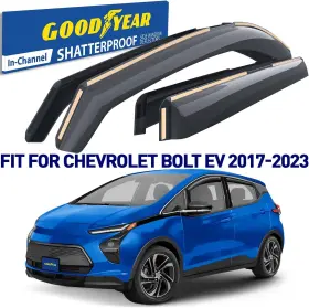 Gy008020 Goodyear Side Window Deflectors Rain Guards For 2017-2023 Chevrolet Chevy Bolt Ev