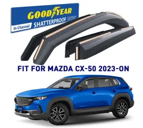 Gy008028 Goodyear Side Window Deflectors Rain Guards For Mazda Cx-50 2023-2026