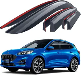 Gy008590 Goodyear Shatterproof Window Deflectors For Ford Escape 2020-2024 Tape-on