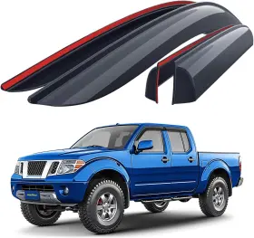 Gy008627 Goodyear Shatterproof Window Deflectors For Nissan Frontier 2005-2021