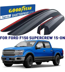 Gy008885 Goodyear Deflectors Shade For 2015-2025 Ford F150 Supercrew/raptor See Des