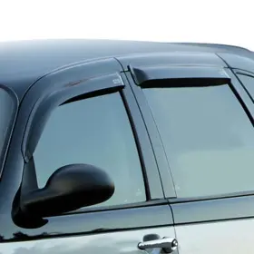80168 Gts For Toyota 4runner 03-08 Tape-on Ventgard Smoke Front Window Deflectors