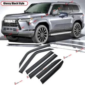 Ixuan-gx550-2024-window H Hengyi Soul For Lexus Gx550 2024-2025 Black Window Visor Vent Shades Sun Rain Guard Smoke Ixuan-gx550-2024-window H Hengyi Soul For Lexus Gx550 2024-2025 Black Window Visor Vent Shades Sun Rain Guard Smoke