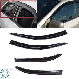 Hp30222 Happy19star Window Visor For Toyota Corolla 2003 2004-2008 Vent Shade Smoke Rain Guards 4pcs