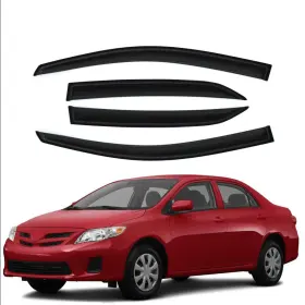Hc94073vv 94073 Side Window Vent Visor Fits For 09-13 Toyota Corolla Sun Rain Deflector Guard