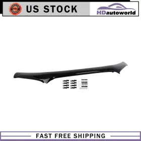 H17766744ld Hdautoworld Bugflector Dark Smoke Hood Shield For 2010-2020 Toyota 4runner Stone-chips-proof