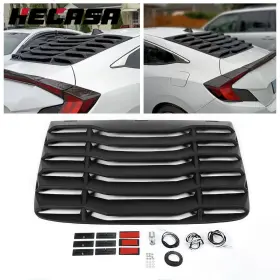 Bsap000002717 Hecasa For Honda Civic 2dr 2016-2020 Rear Window Louver Windshield Sun Shade Cover