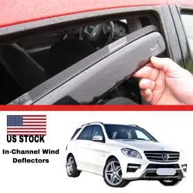 23284 Heko In Channel For Mercedes Gle W292 2016-2019 Wind Deflectors Sun Visors 4pcs