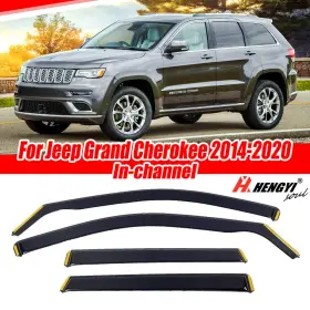 Hy007790 Hhengyisoul In-channel Wind Deflector Rain Guard Sun Shade For Jeep Grand Cherokee 2014-2020 Hy007790 Hhengyisoul In-channel Wind Deflector Rain Guard Sun Shade For Jeep Grand Cherokee 2014-2020