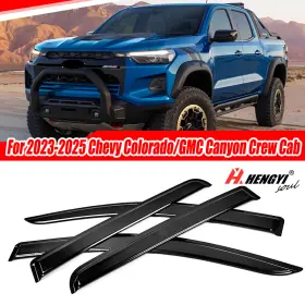 Hy009130 Hhengyisoul Tape-on For 23-25 Chevy Colorado Gmc Canyon Rain Guards Deflectors Window Visors