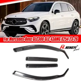Hy009532 Hhengyisoul In-channel For Mercedes-benz Glc300 Glc 43amg X254 23-26 Window Visor Rain Guard