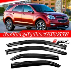 Hy010228 Hhengyisoul 4pcs For Chevy Equinox 2010-2017 Premium Style Tape-on Rain Guards Window Visors