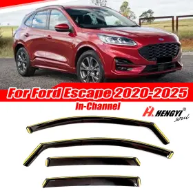 Hy010893 Hhengyisoul In-channel For Ford Escape 2020-2025 Window Visors Rain Guards Wind Deflectors