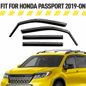 Ag0855 Honda Rain Guards Vent Visors Shade For 2019-2025 Passport