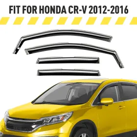 Ag0933 Honda Side Window Deflectors Rain Guards For 2012-2016 Cr-v Crv