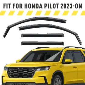 Ag0973 Honda Rain Guards Vent Visors Shade For 2023-2025 Pilot Shatterproof