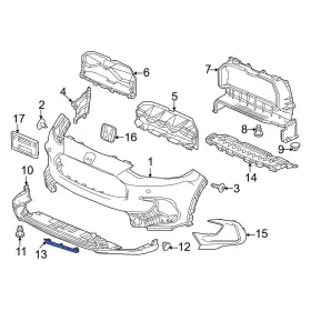 717013w0a00 Honda Oe For Hr-v 2023-2025 Front Right Stone Deflector