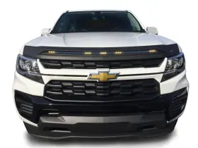2820113 Husky For Chevy Colorado 15-22 Aeroskin Lightshield Pro Matte Black Hood Protector
