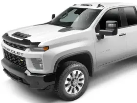 2842167 Husky For Gmc Sierra 1500 2019-2024 Aeroskin Dark Smoke Hood Shield
