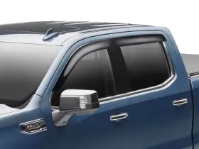 2854075 Husky For Chevy Silverado 1500 19-24 Window Deflectors Tape-on Low Profile Ventvisor