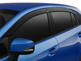 2854131 Husky For Subaru Impreza 12-23 Window Deflectors Tape-on Low Profile Ventvisor Smoke