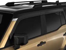 2854139 Husky For Toyota Land Cruiser 24 Window Deflectors Tape-on Low Profile Ventvisor Smoke