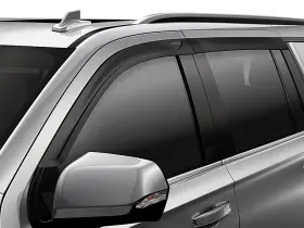 2857037 Husky For Nissan Frontier 05-20 Window Deflectors Tape-on Low Profile Ventvisor Matte