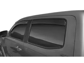 2864036 Husky For Toyota Tacoma 16-23 Window Deflectors In-channel Low Profile Ventvisor Smoke