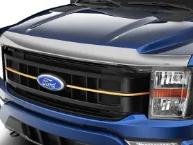 2892127 Husky For Ford F-150 2017-2020 Aeroskin Chrome Hood Shield