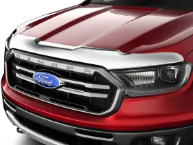 2892166 Husky For Ford Ranger 2019-2023 Aeroskin Chrome Hood Shield