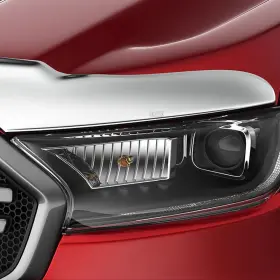 2892264 Husky Aeroskin Chrome Hood Shield