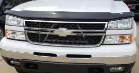 25347 Husky Liners Bugflector Ii Hood Protector Bug Shield Deflector For 05-07 Silverado 1500 2500