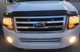 2815124 Husky Liners Bugflector Ii Hood Protector Bug Shield Deflector For 2007-2017 Ford Expedition