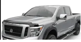 2815403 Husky Liners Bugflector Ii Hood Protector Bug Shield Deflector For 2016-2024 Nissan Titan Xd