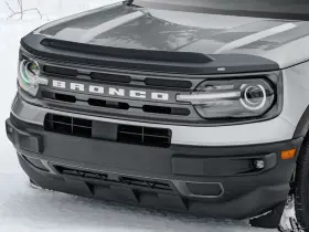 2830123 Husky Liners Aeroskin Ii Hood Protector Fits 16-18 Slvrd 1500 2019 Ld 1 Pc Text Black